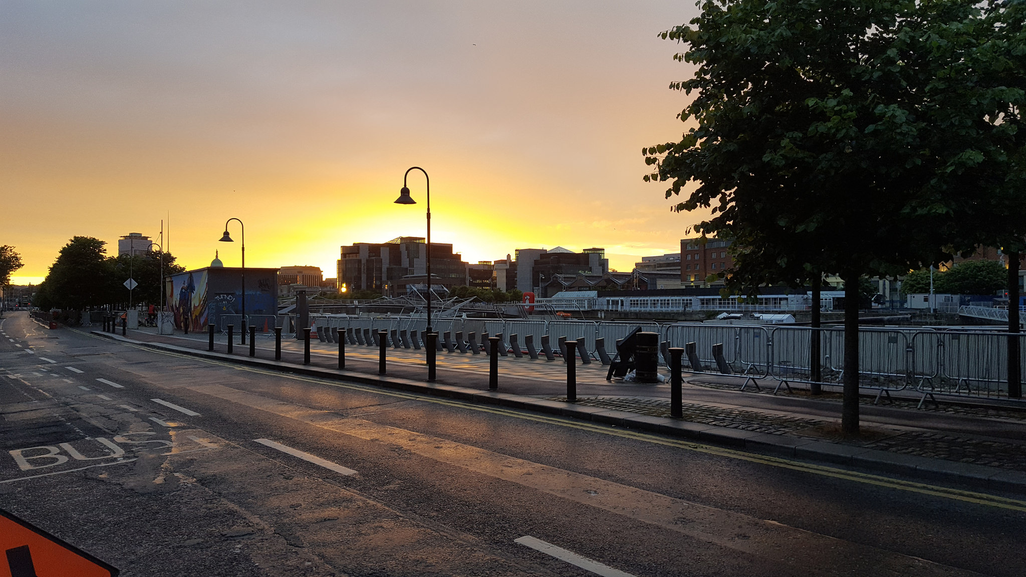 Dublin sunset